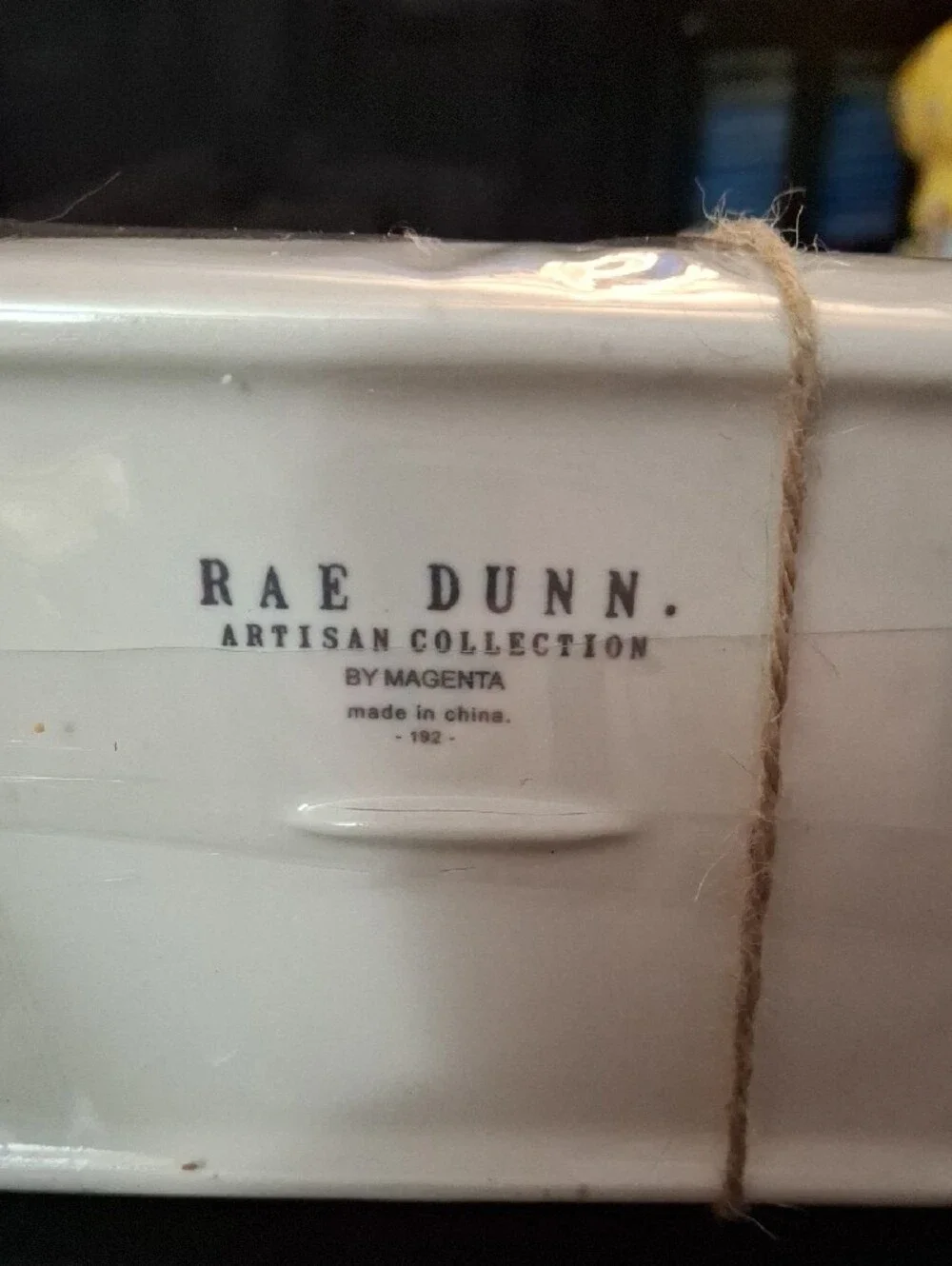 NWT Rae Dunn HAIR, FACE, NAILS Ceramic Organizer